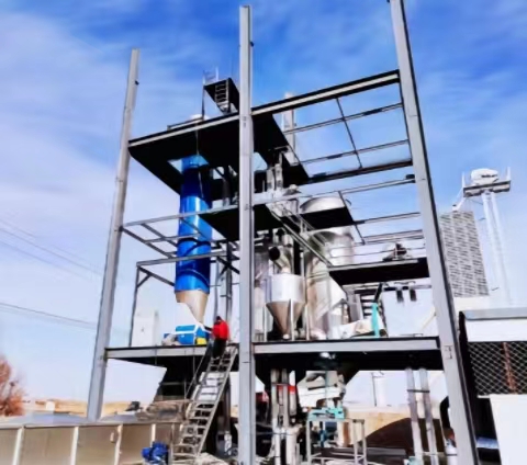 內蒙鄂爾多斯烏審旗陶利項目：日產120噸 蒸汽玉米壓片機組